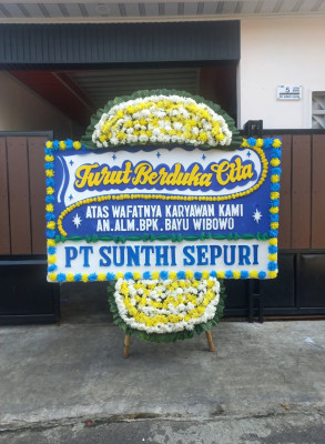 Papan Bunga Duka di Jatimelati