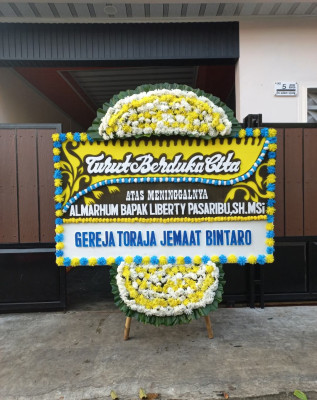 Papan Bunga Duka di Jatimelati